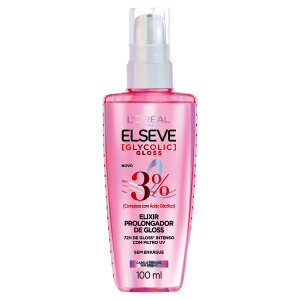 Sérum Elseve Exilir Prolongador de Gloss Glycolic Gloss - Frasco com 100mL