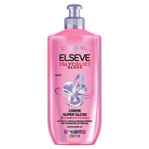 Creme de Tratamento Elseve Glycolic Super Gloss - Frasco com 250mL