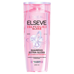 Shampoo Elseve Glycolic Gloss - Frasco com 200mL