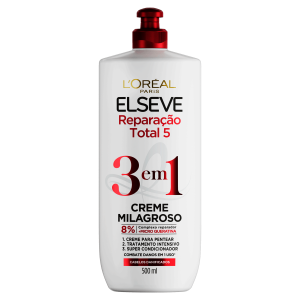 Creme de Pentear Elseve Total Repair 3 em 1 500mL