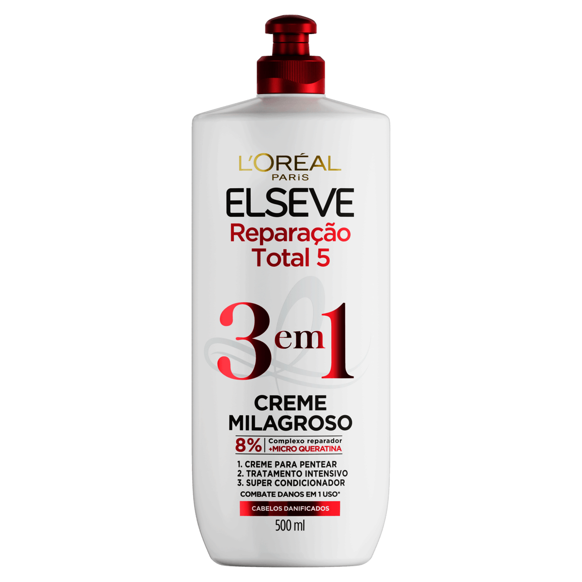 Creme de Pentear Elseve Total Repair 3 em 1 500mL