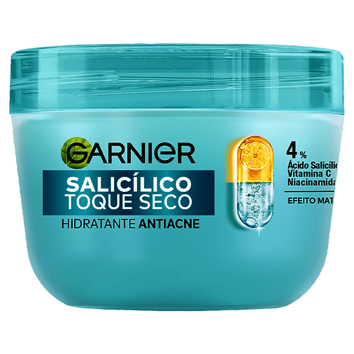 Hidratante Gel Salicílico Toque Seco Antiacne Facial Garnier Pote 85g