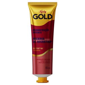 Creme Recarga de Queratina Niely Gold Reconstrução Potente 80mL