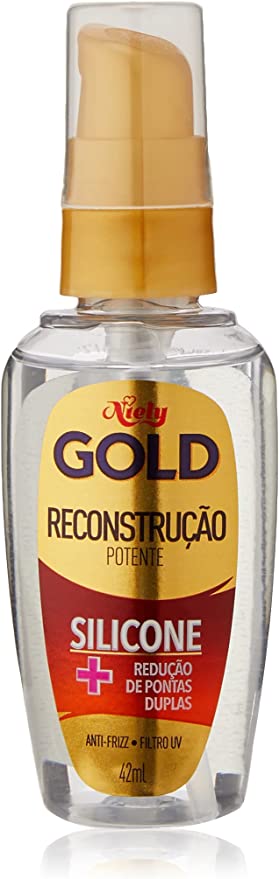 Óleo Reparador de Pontas Silicone Niely Gold Reconstrução Potente 42mL