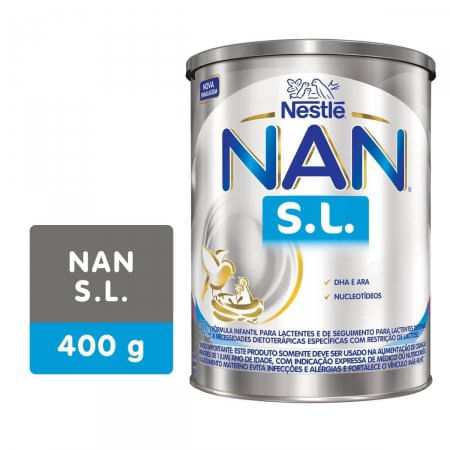 Fórmula Infantil Nan Sem Lactose Com 400g